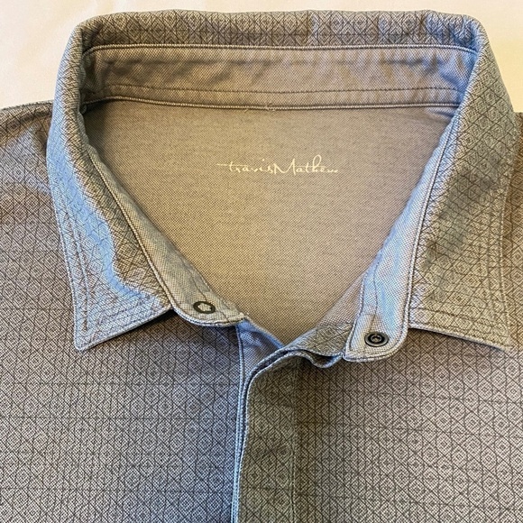 Travis Mathew- Grey Polo Shirt-Short Sleeve-Size Medium or Large? - Picture 5 of 9
